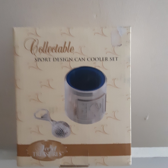 Collectable Golf Sport Design Can Cooler Set, can cooler, Bottle opener - Picture 4 of 12